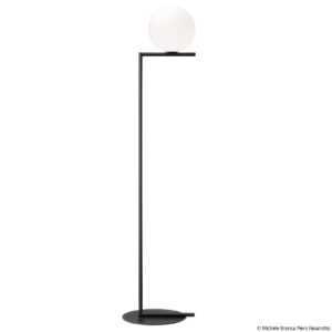 FLOS IC F1 stojací lampa černá Ø 20 cm