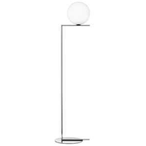 FLOS IC F2 stojací lampa chrom Ø 30 cm