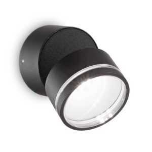 Ideal Lux Omega Round LED nástěnné 4000K černá