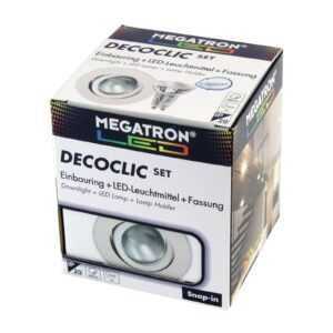 LED spot Decoclic Set GU10 4