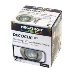 LED spot Decoclic Set GU10 4