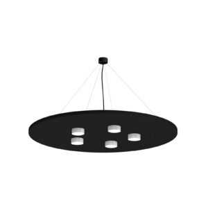 LEDWORKS Sono-LED Round Five 930 černá/bílá