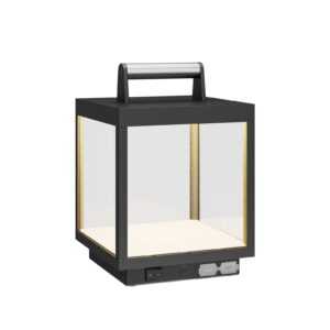 Stolní LED lampa Cube pro exteriér