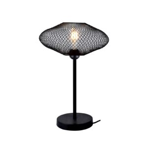 Stolní lampa Electra s klecovým stínidlem