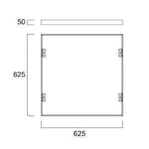 Sylvania montážní sada Start Panel Flat