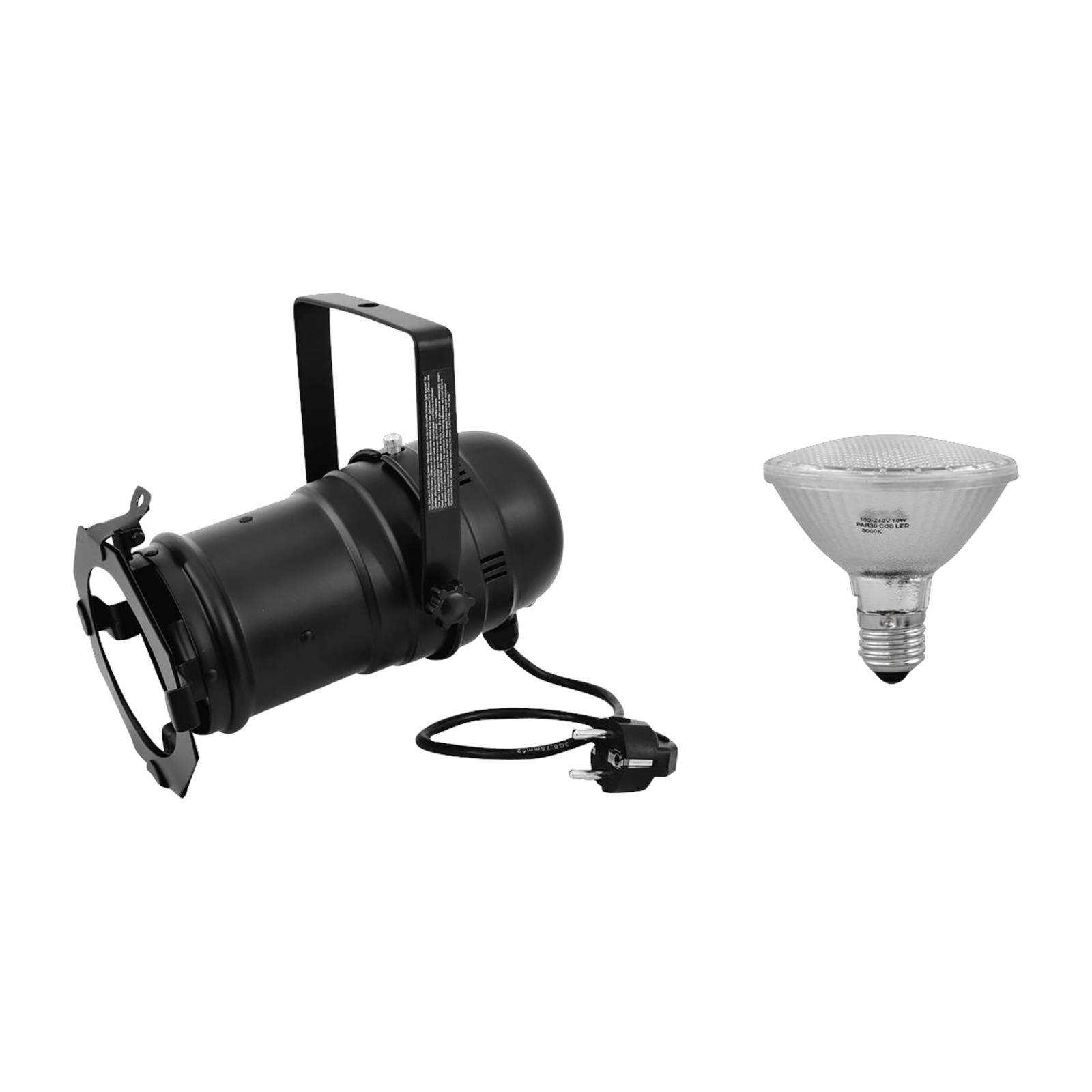 EUROLITE Set PAR-30 spot LED reflektor černá