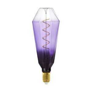 LED žárovka E27 4W T100 1 800K filament purple dim