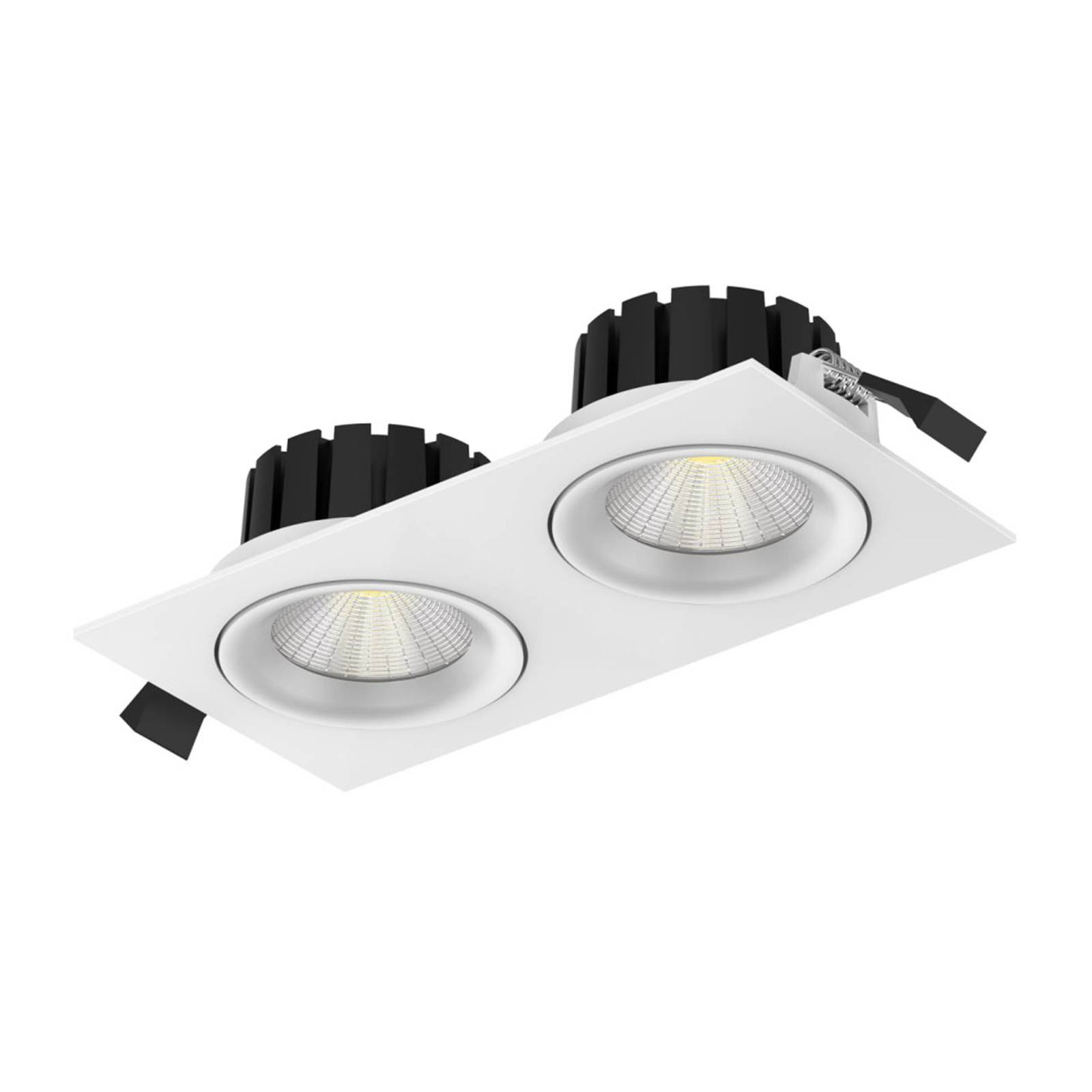 SLC DL04 Square X2 LED vestavné světlo 3000K bílá